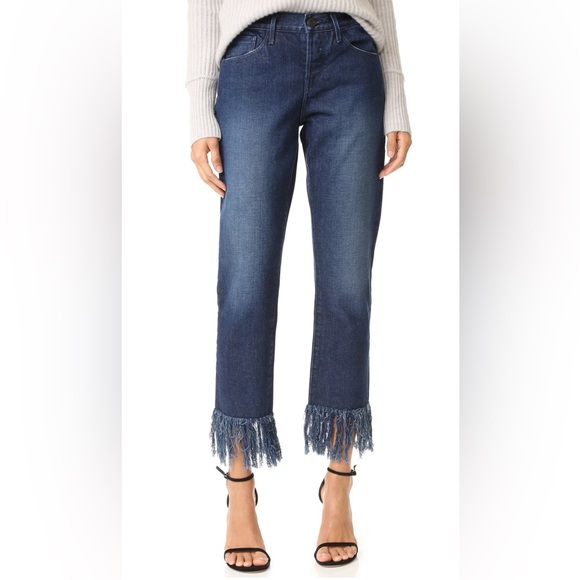 {3x1} WM3 Crop Fringe Jeans - Sz29 👖 - Picture 1 of 15